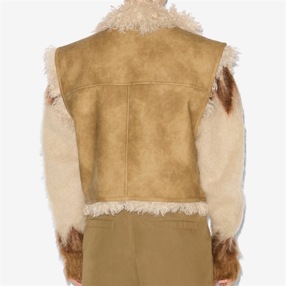 Isabel Marant Etoile Clara Vest, Taupe